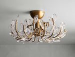 Adela Floral Crystal Flush Mount