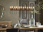 Dyer Simple Glam Linear Chandelier