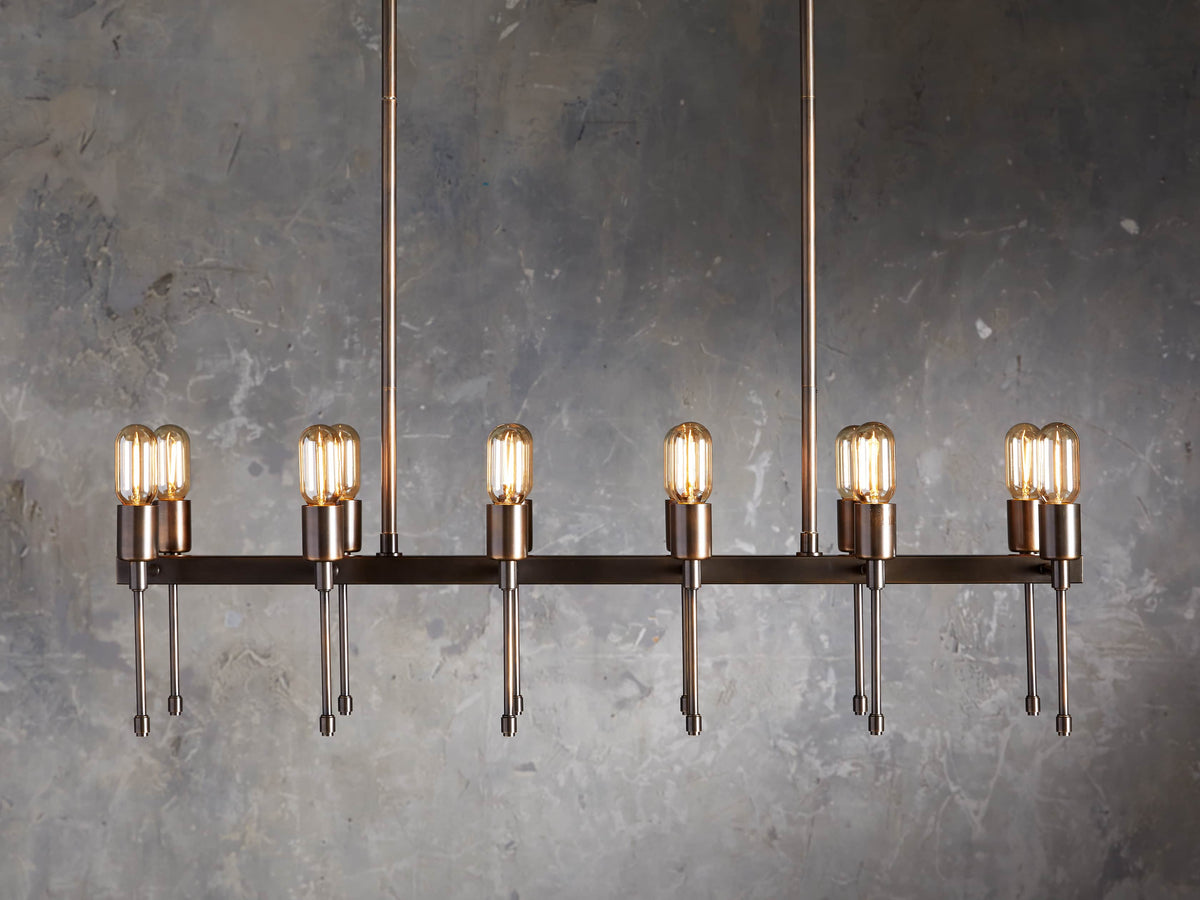 Dyer Simple Glam Linear Chandelier