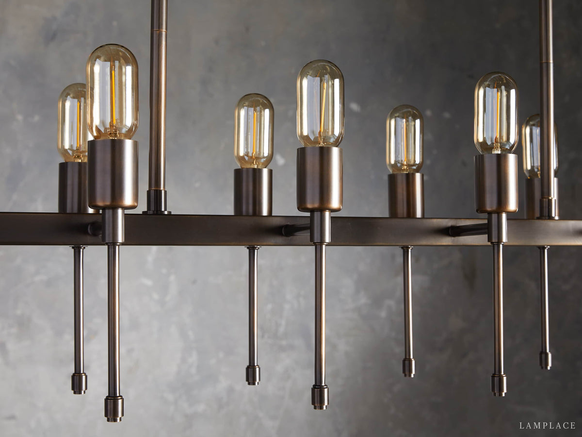 Dyer Simple Glam Linear Chandelier