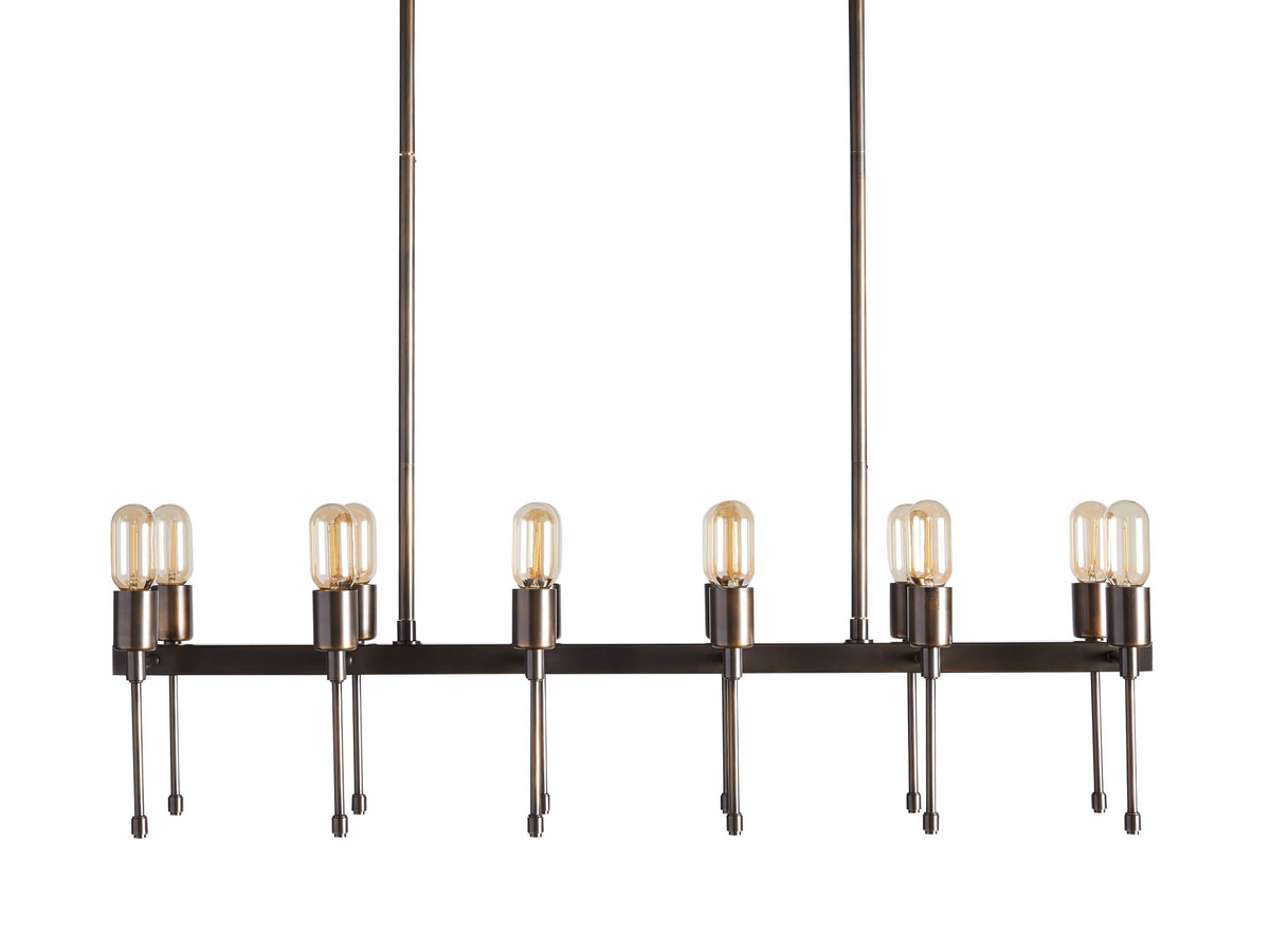 Dyer Simple Glam Linear Chandelier