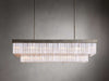 Cameron Selenite Crystal Rectangular Chandelier