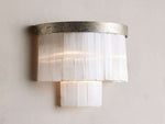 Cameron Selenite Crystal Wall Light
