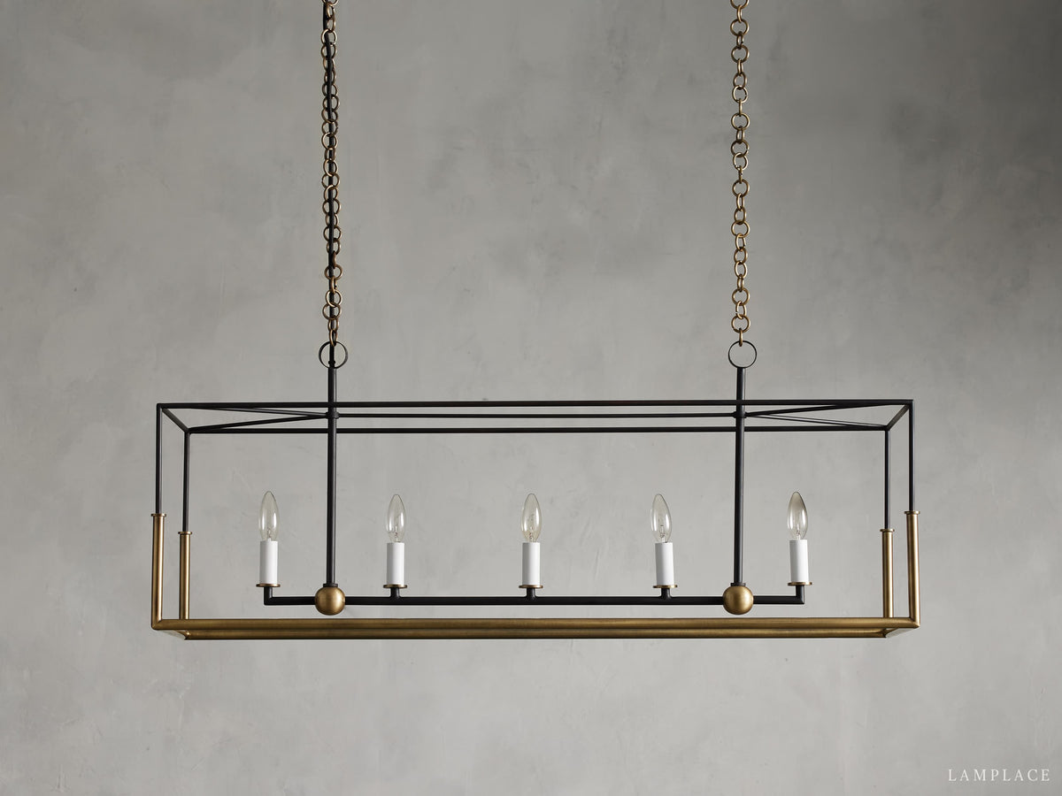 Holt Minimal Frame Linear Chandelier