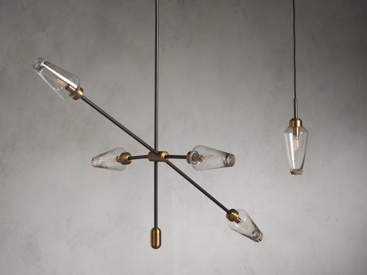 Arrow Minimal Focal Array Chandelier