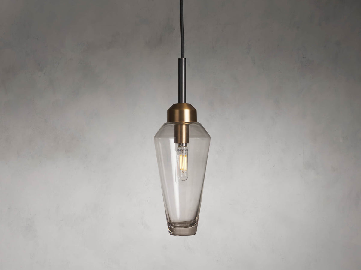 Arrow Minimal Focal Pendant Light