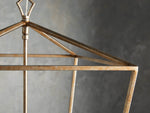 Garnet Hand Forged Cage Chandelier