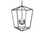 Garnet Hand Forged Cage Chandelier