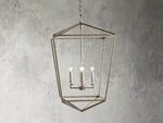 Garnet Hand Forged Cage Chandelier