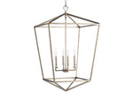 Garnet Hand Forged Cage Chandelier