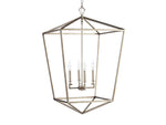 Garnet Hand Forged Cage Chandelier