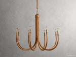 Ravda Woven Rattan Round Chandelier