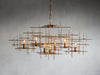 Fritz Sculpted Vintage Linear Chandelier