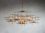 Fritz Handcrafted Vintage Linear Chandelier