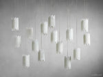 Gianna Selenite Cascade Rectangular Chandelier