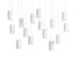 Gianna Selenite Cascade Rectangular Chandelier