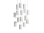 Gianna Selenite Cascade Round Chandelier