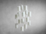 Gianna Selenite Cascade Round Chandelier