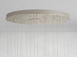 Gianna Selenite Cascade Round Chandelier