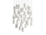 Gianna Selenite Cascade Round Chandelier