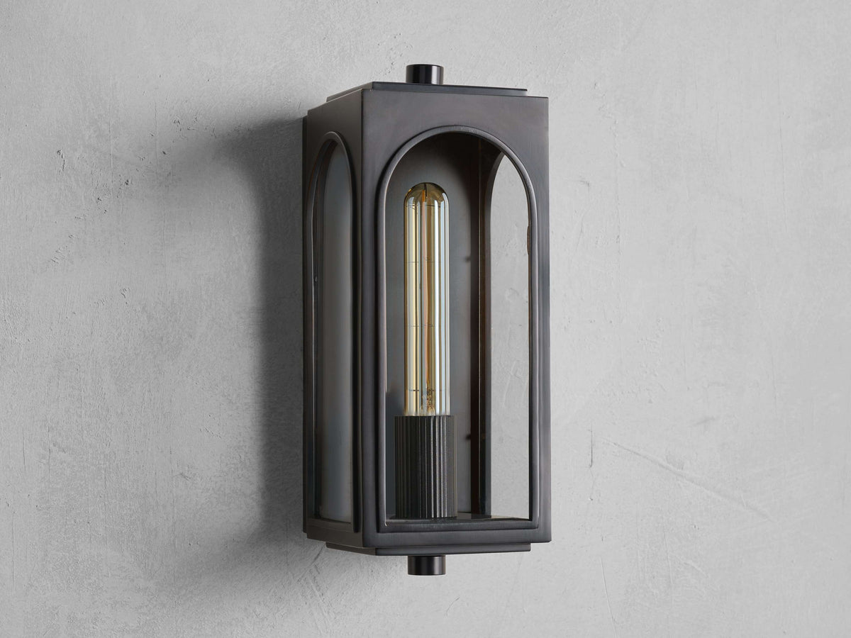 Palladian Fortress Outdoor Wall Sconce