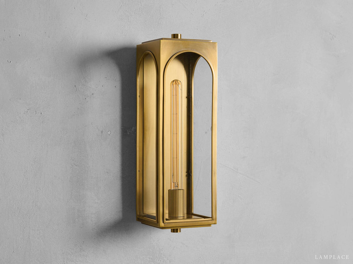 Palladian Fortress Outdoor Wall Sconce