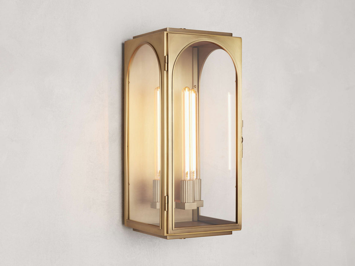 Palladian Fortress Outdoor Wall Sconce