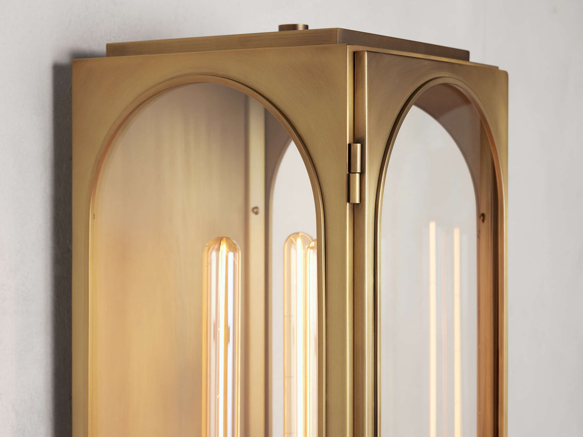 Palladian Fortress Outdoor Wall Sconce