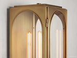 Palladian Fortress Outdoor Wall Sconce