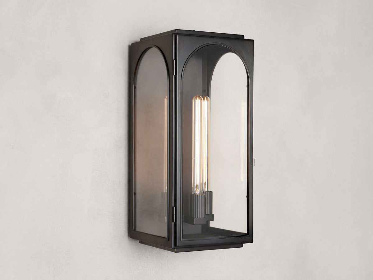 Palladian Fortress Outdoor Wall Sconce