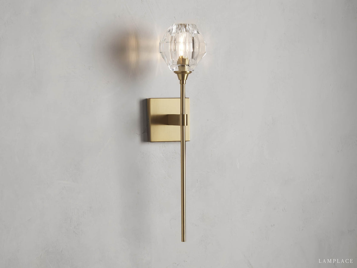 Amoroso Faceted Prism Wall Sconce