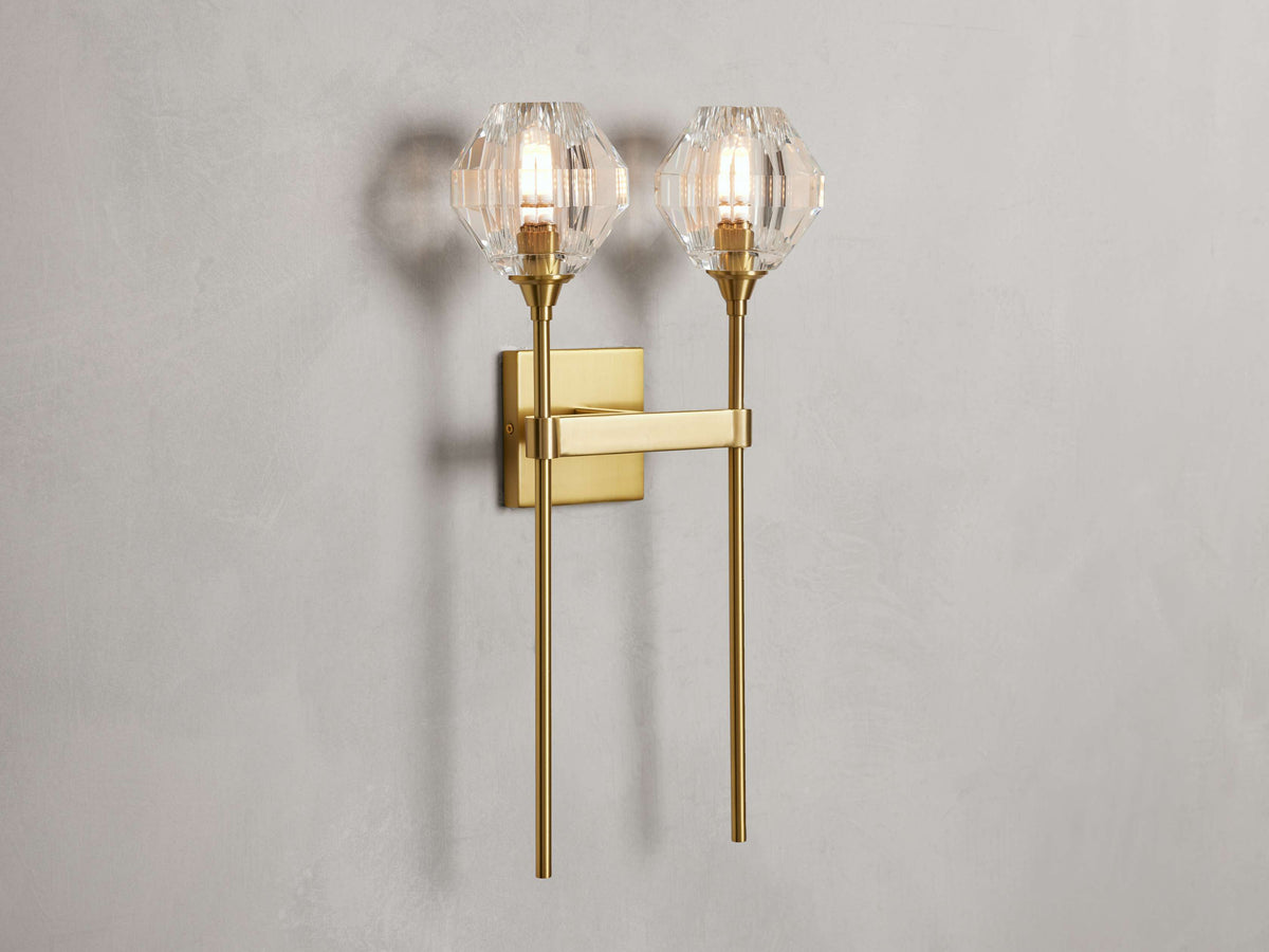 Amoroso Faceted Prism Wall Sconce
