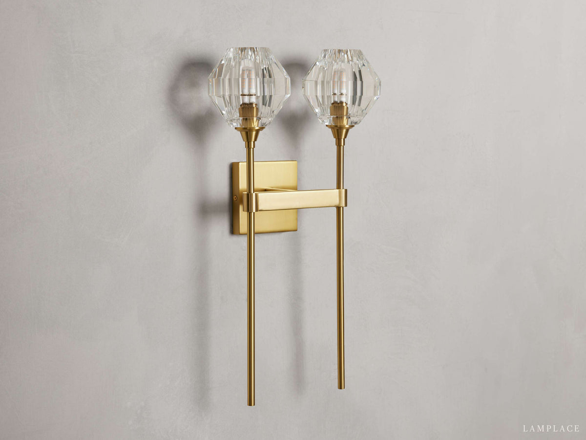 Amoroso Faceted Prism Wall Sconce