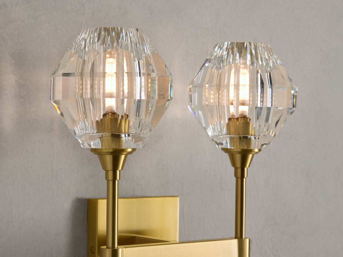 Amoroso Faceted Prism Wall Sconce