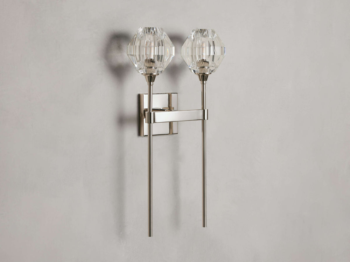 Amoroso Faceted Prism Wall Sconce