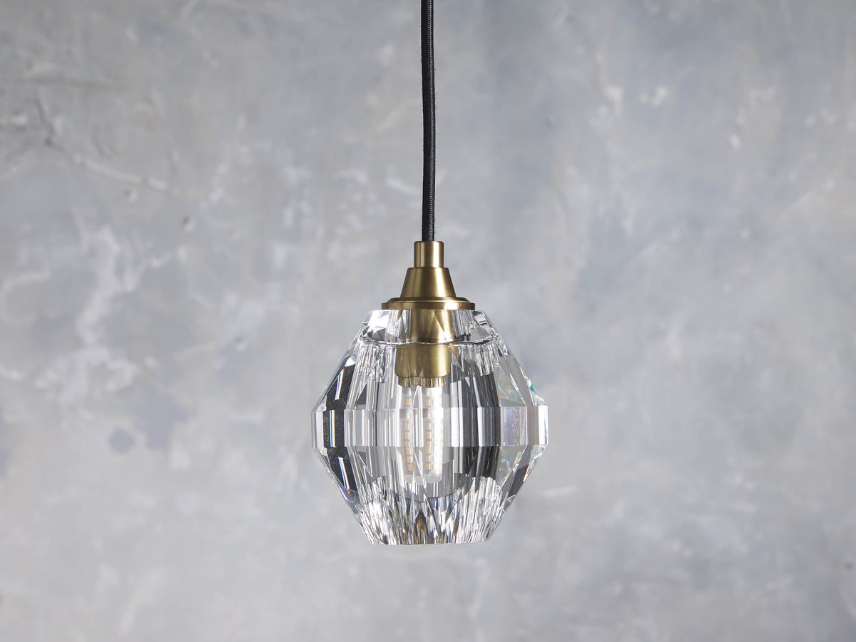 Amoroso Faceted Prism Pendant Light