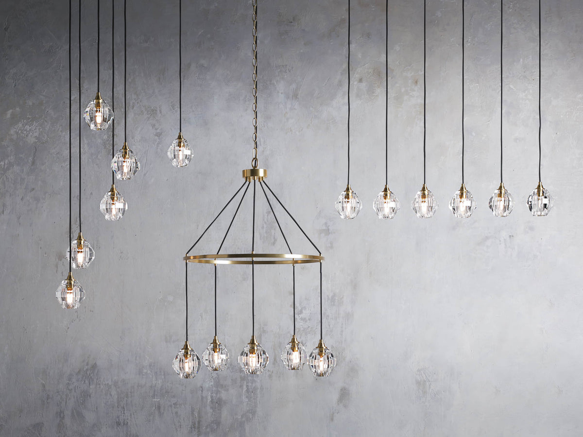 Amoroso Faceted Prism Pendant Light