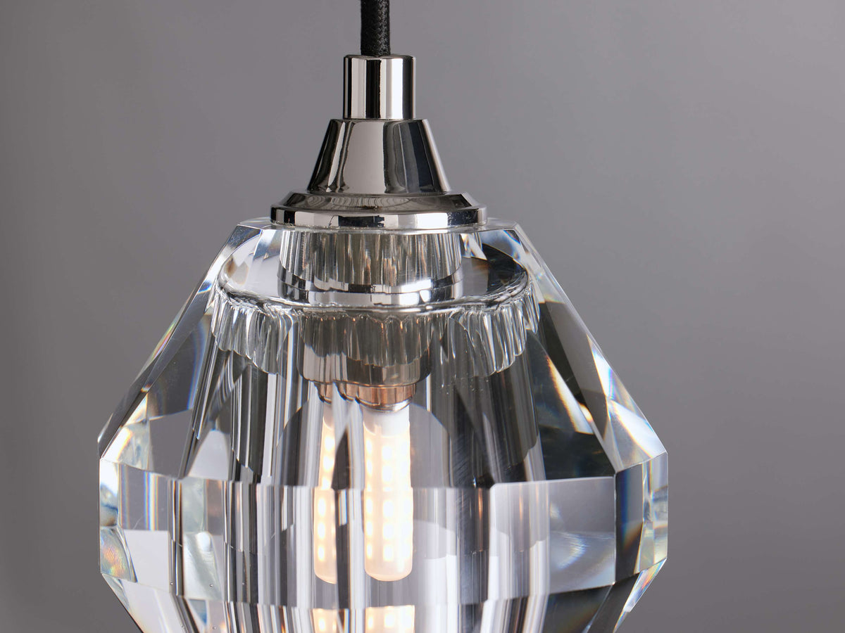 Amoroso Faceted Prism Pendant Light