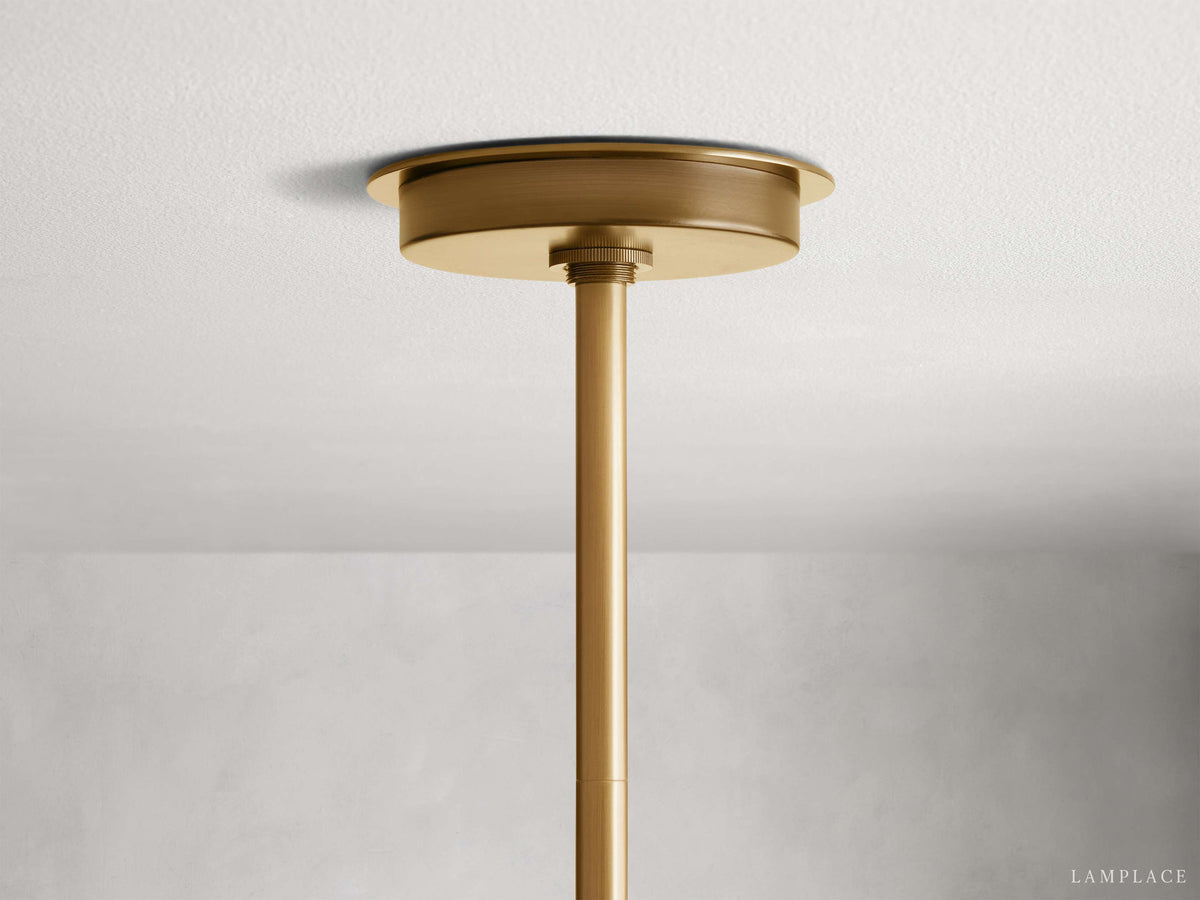 Remming Sculpted Glass Linear Chandelier