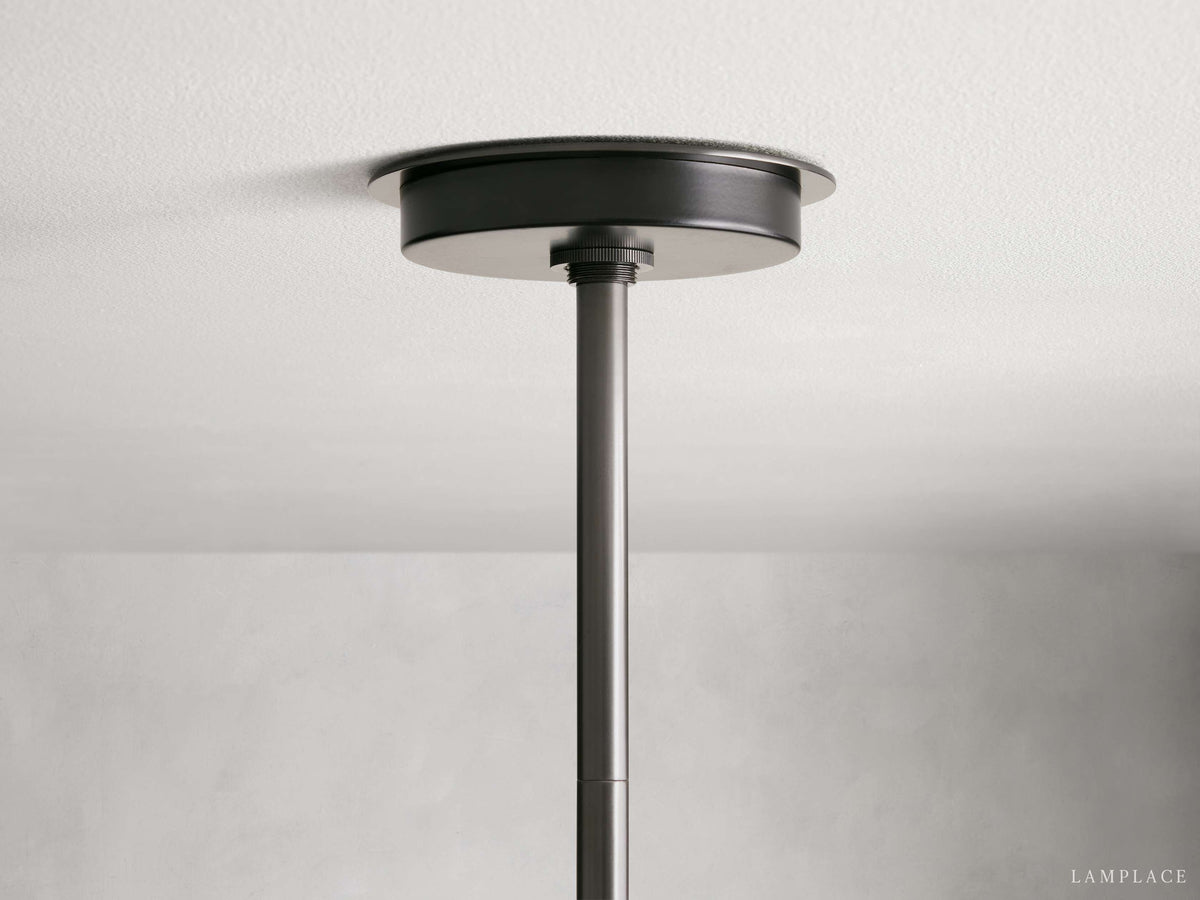 Remming Sculpted Glass Linear Chandelier