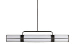 Remming Sculpted Glass Linear Chandelier