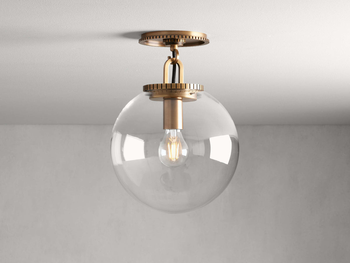 Wescott Modern Globe Flush Mount