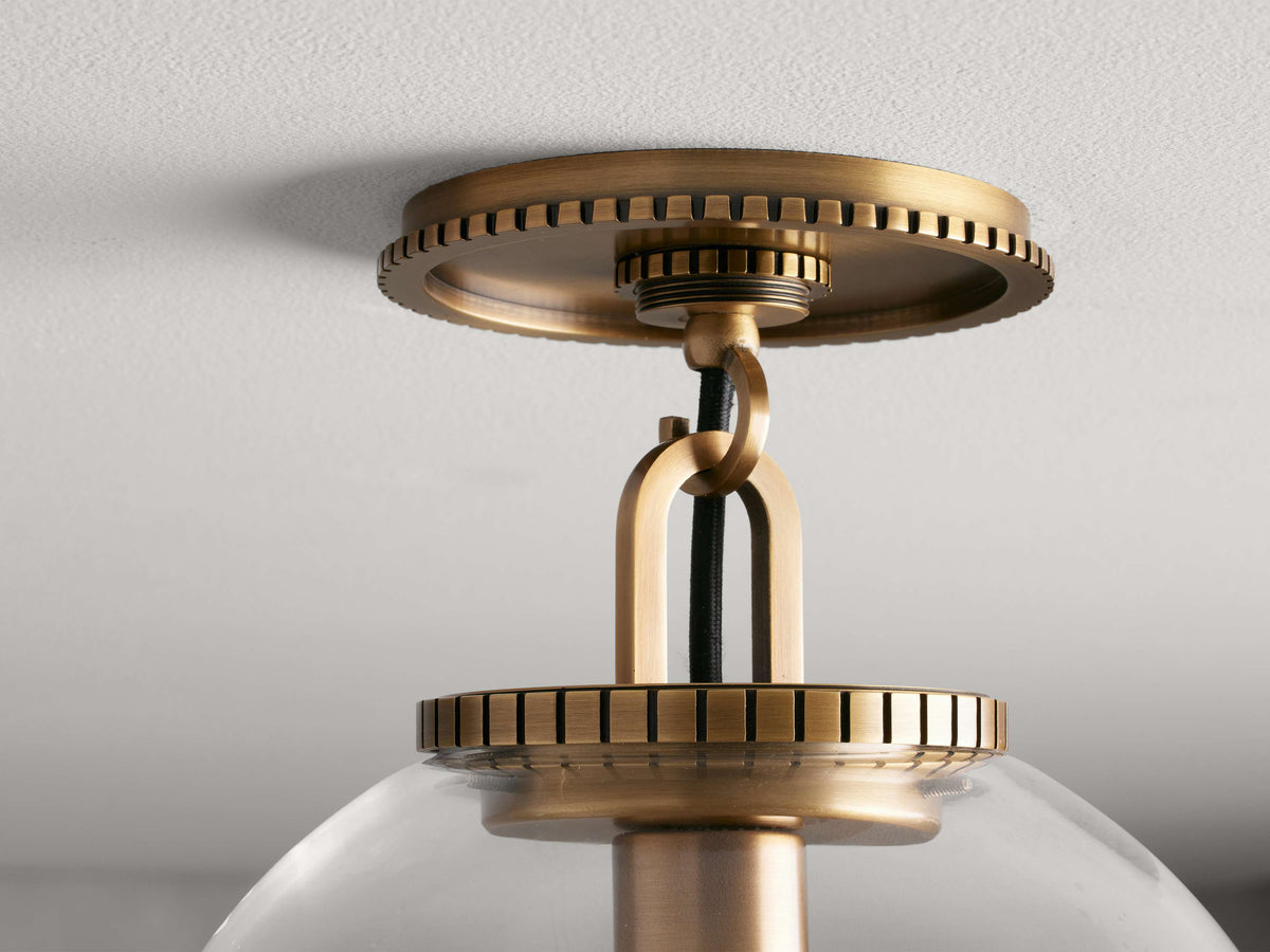 Wescott Modern Globe Flush Mount