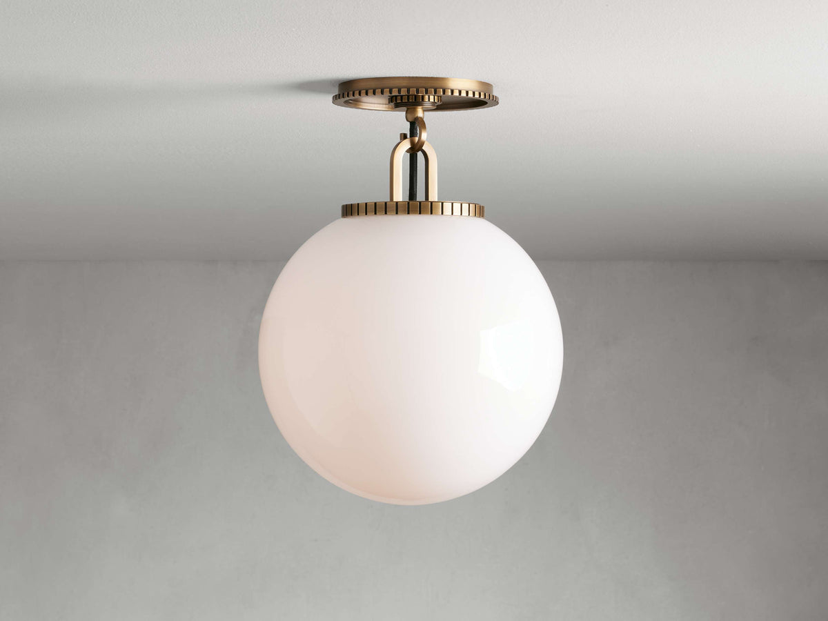 Wescott Modern Globe Flush Mount