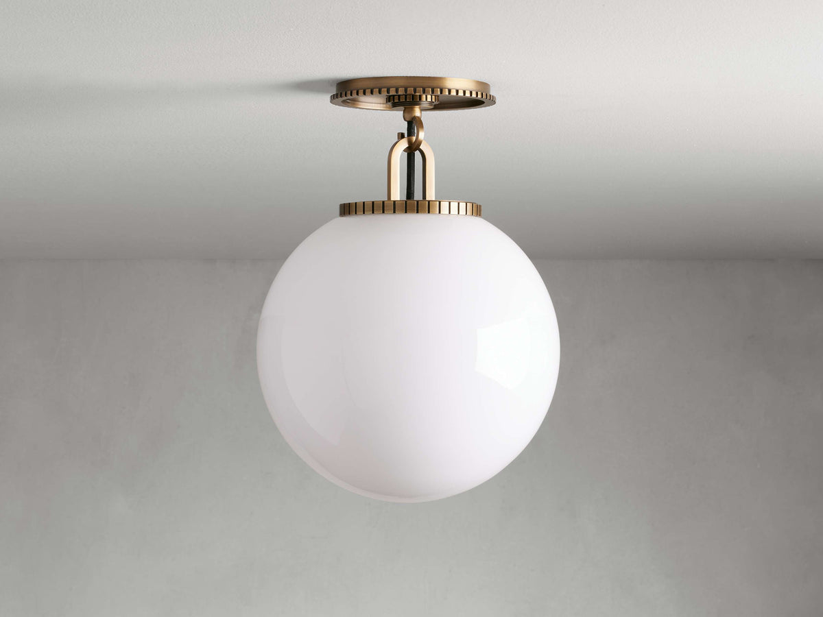 Wescott Modern Globe Flush Mount