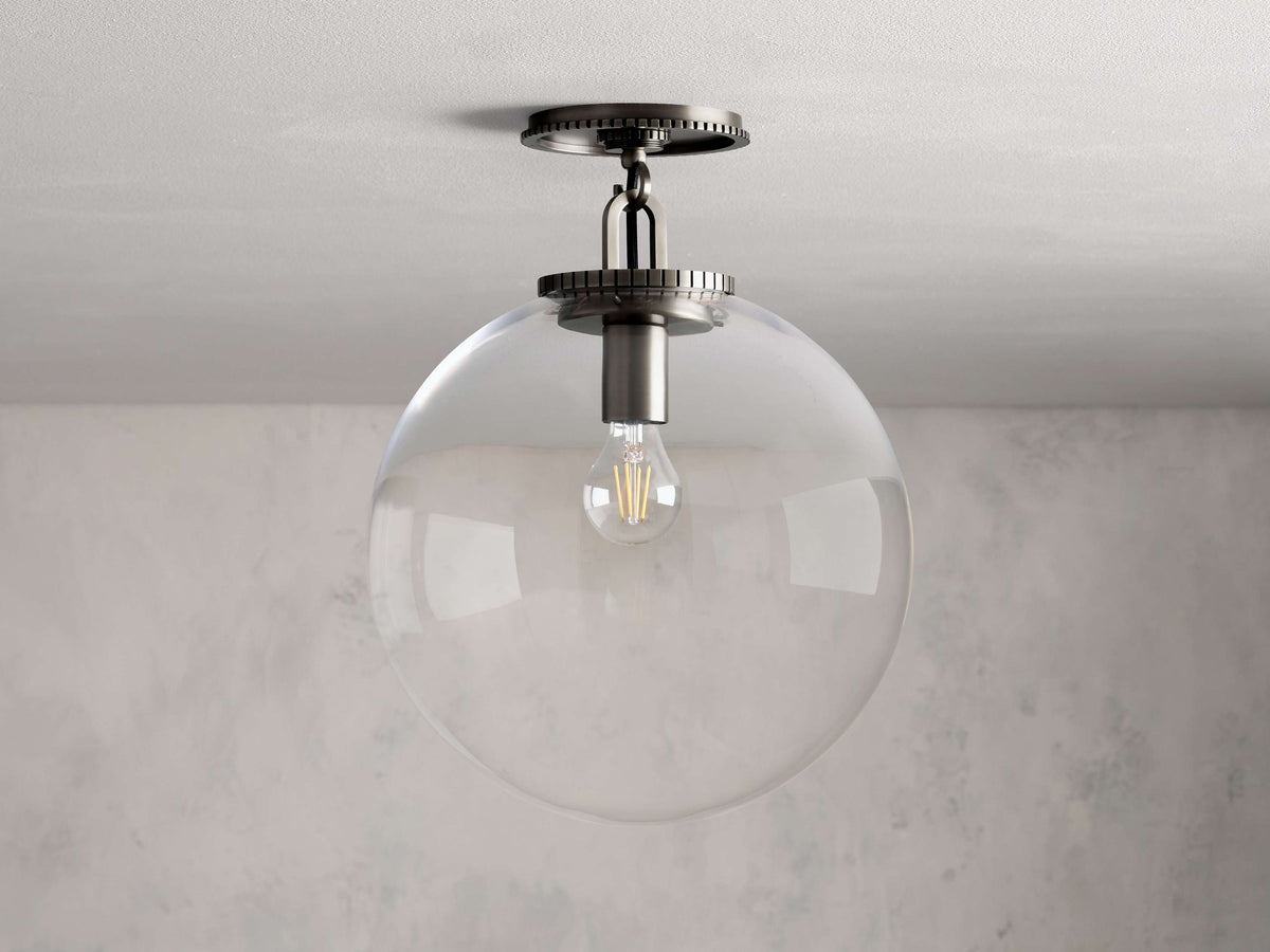 Wescott Modern Globe Flush Mount
