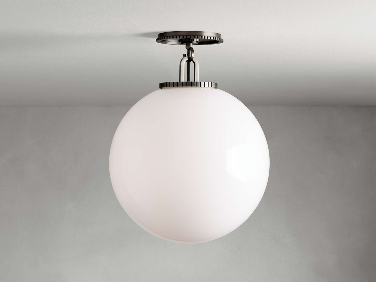 Wescott Modern Globe Flush Mount