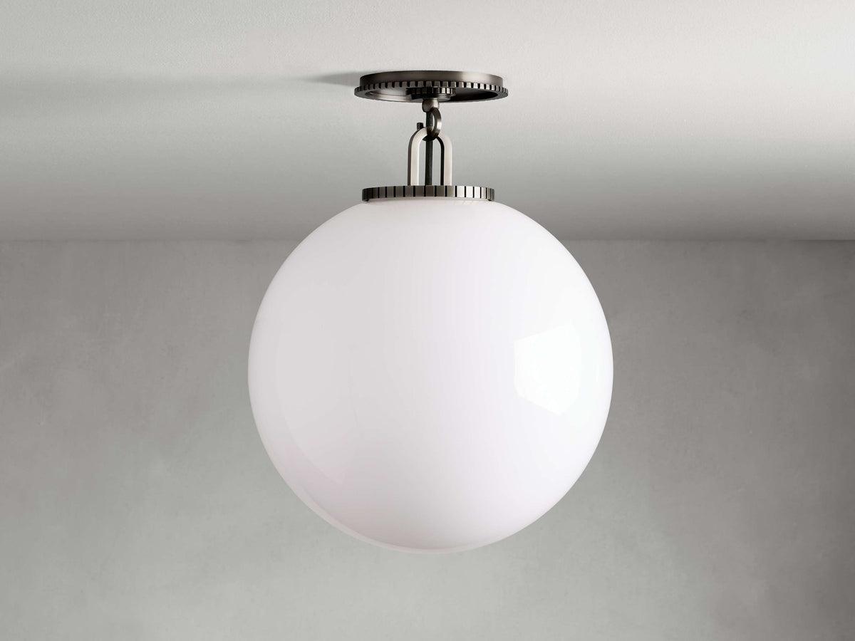 Wescott Modern Globe Flush Mount