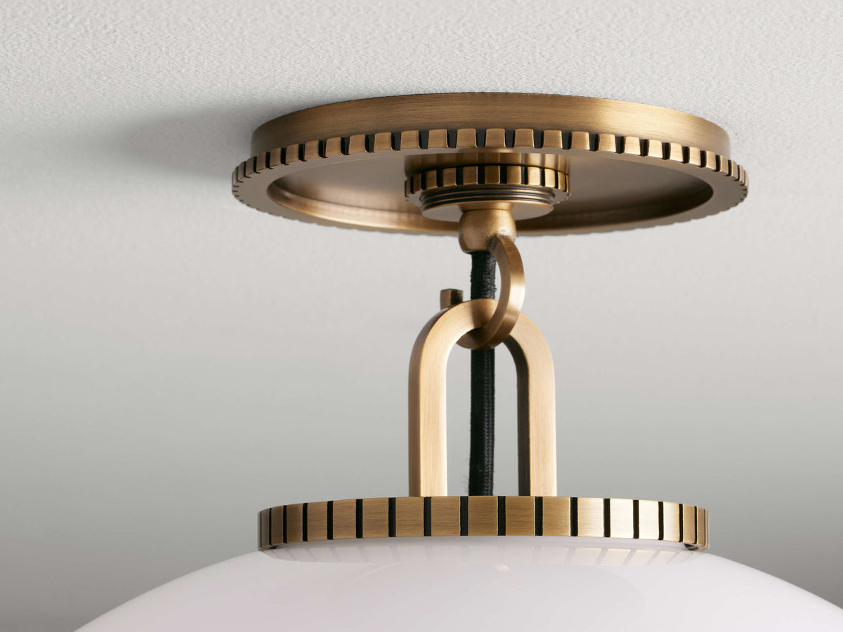 Wescott Modern Globe Flush Mount