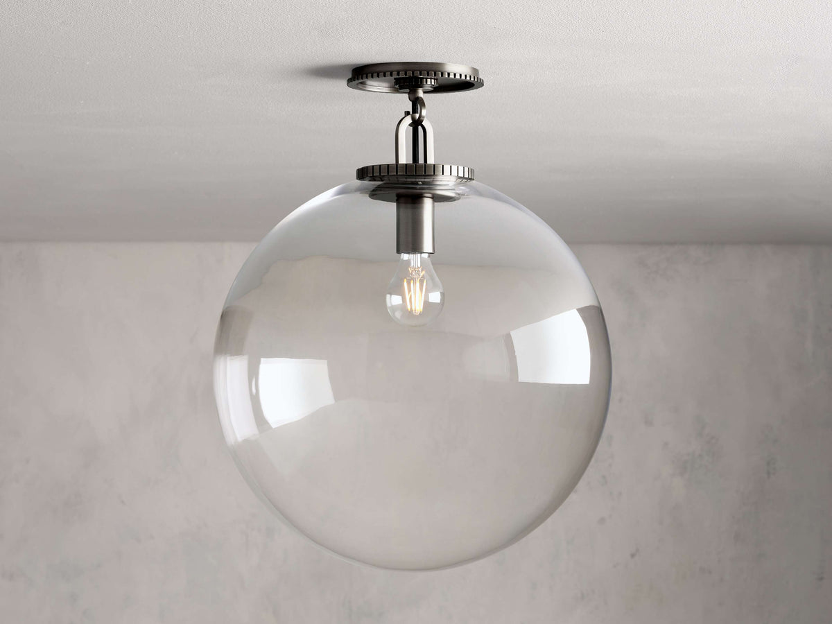 Wescott Modern Globe Flush Mount